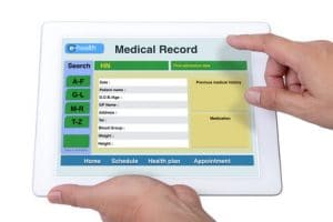 Secure patient information and medical record.