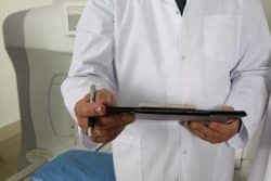 Doctor Holding a Computer Tablet