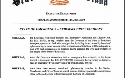 Ransomware Causes Delay in Start of School Year and State of Emergency Declaration